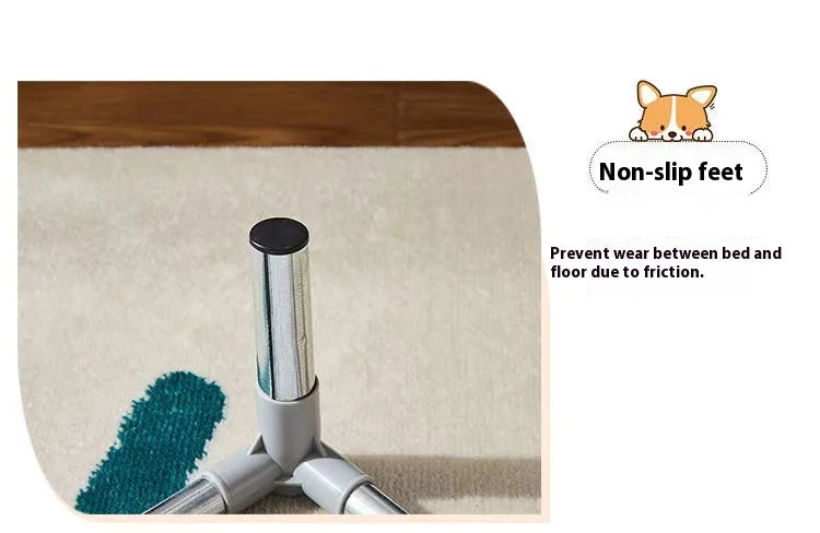 Stainless Steel Pet Cot Elevated Dog Bed - All Season Military Style Removable Washable Moisture Proof for Small Dogs Cats
