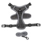 No Pull Dog Harness and Leash Set Adjustable Pet Harness Vest for Small Dogs Cats Reflective Dog Chest Strap Lead Walking