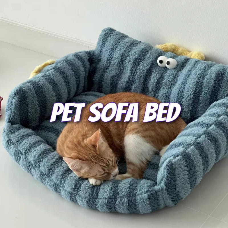 Puppy special sofa kennel winter warm pet Internet celebrity cat nest small dog dog sleeping mat cushion winter bed