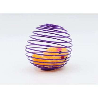 1/2/3pcs Cat Toy Balls Stretchable Kitten Springs Toys Interactive Caged Rats Rolling Cat Balls Random Color Cat Accessories