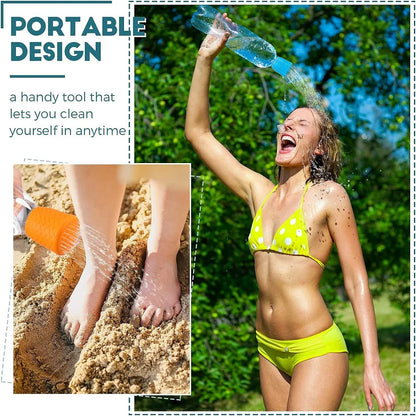 Portable Pet Shower Head - Adjustable Silicone Bath Sprayer for Dogs and Cats, Gentle Water Flow for Outdoor & Indoor Pet