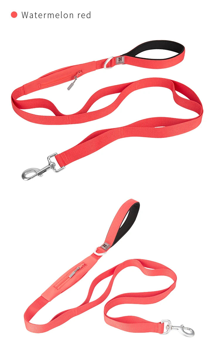 SMALL COMBINATION Lightweight Dog Leash for Small, Medium, Large Double Handle Dog Leash Puppy Pocket Designer running Pet Leash