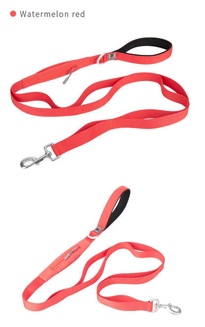 SMALL COMBINATION Lightweight Dog Leash for Small, Medium, Large Double Handle Dog Leash Puppy Pocket Designer running Pet Leash