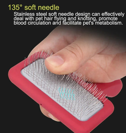 Winhyepet-Cat Brush, Puppy Grooming, Hair Removal, Bamboo Dog Comb, Widened Shedding Brush, Dematting, Deshedding Tool