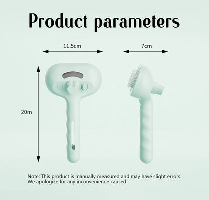 Dog Comb Pet Steam Massage Brush Safe Round Head Soft Teeth Spray Hair Removal Comb for Dog Universal for Cats Dogs Accessories