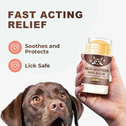 Skin Soother Dog Balm, 1.41oz Balm Stick for Pets, Soothe & Heal Dry Paws, Natural Beeswax & Vitamin E, Fast Absorbing