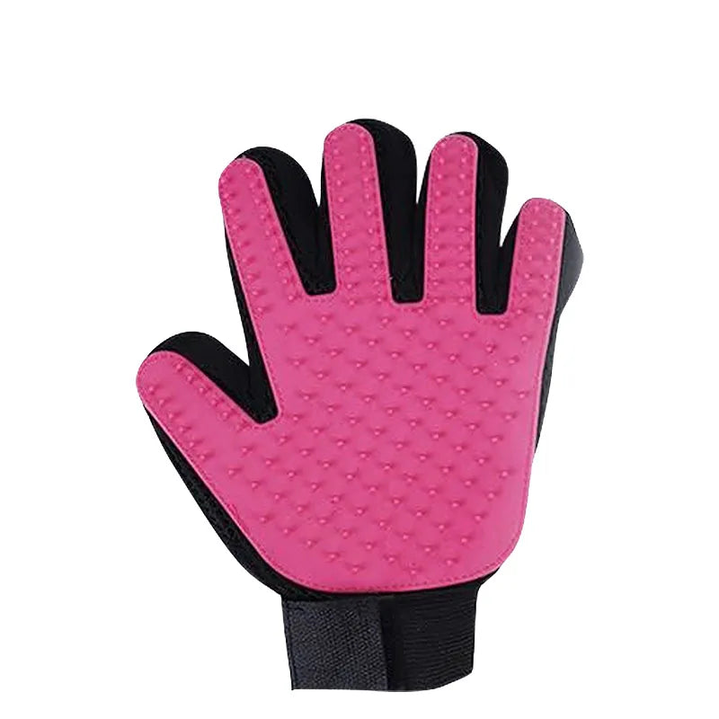 1PC Cat Hair Remove Gloves Rubber Pet Beauty Cleaning Grooming Effective Massage Dog Combs Floating Brush 6 Color