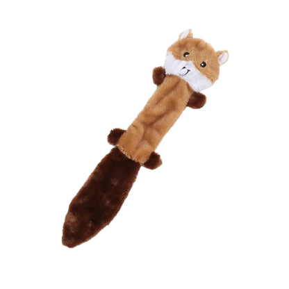 1/3 Pcs Large Dog Toy Bite-Resistant Sound Plush Toy Squirrel, raccoon, fox Cartoon Pet Toy Squeaky Dog Toy For Small Medium Dog