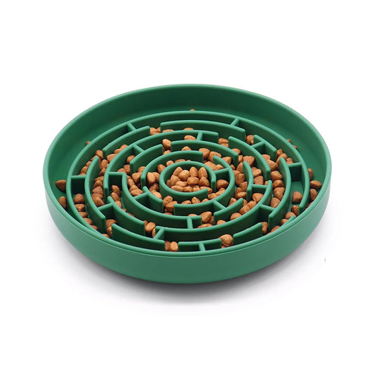 Pet Maze Slow Feeder Bowl for Dogs/Cats - Anti-Choke Puzzle Food Bowl with Interactive Design, Slow Eating Pet Supplies