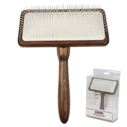 Pet Comb Solid Wood Antique Hair Removal Cat Comb Hair Removal Comb Dog Comb Pet Supplies