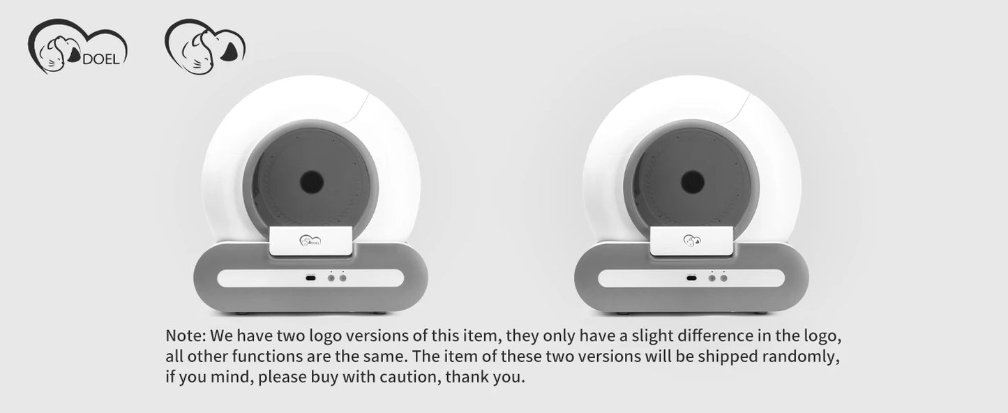 DOEL  Automatic Cat Litter Box Self Cleaning with App Control & Cat Litter Mat Smart Cat Toilet for Multiple Large Cats