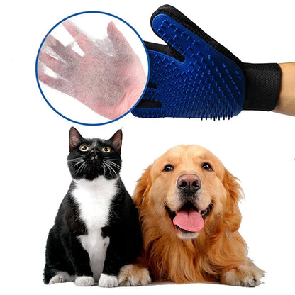 New Silicone Cat Hair Remove Gloves Rubber Pet Beauty Cleaning Grooming Effective Massage Dog Combs Floating Brush Glove