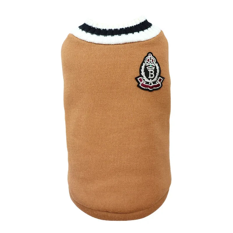Cat Dog Sweater Pullover Winter Pet Clothes for Small Dogs Cat Vest Puppy Jacket Pet Clothing Kitty Costume Warm Coat