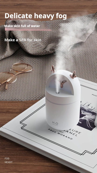 Mini Cute Pet Desktop Humidifier USB Small Car Air Freshener Bedroom Air Humidifier Portable Home Office Aromatherapy Device