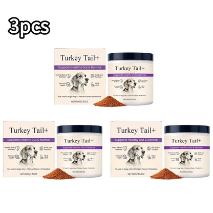 1/3PCS Dog Gut Health Powder 100g Probiotic Intestinal Support Bacon Flavor Chicken Meal Digestive Aid Joint Comfort Immune Care