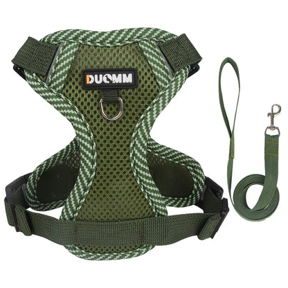 Escape Proof Cat Harness with Leash, Reflective Adjustable Mesh Vest for Cats and Kittens, Safe Outdoor Walking Training Harness