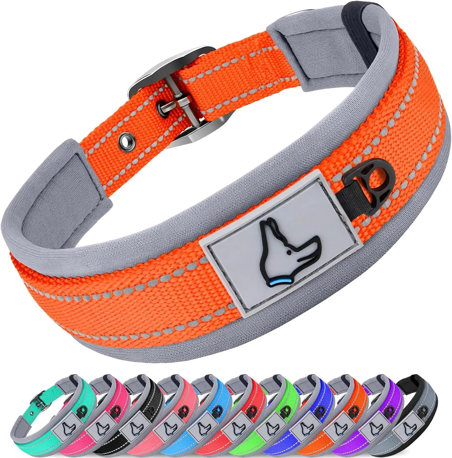Solid Dog Collars Nylon Dog Collar For Small Medium Large Dogs Teddy Keji Pitbull Bulldog Beagle