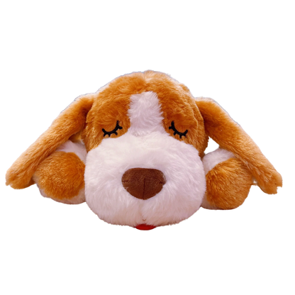 Puppy toys with heartbeat dog toys, pet separation stress soft plush relief and calming sleep partner behavior aid toys