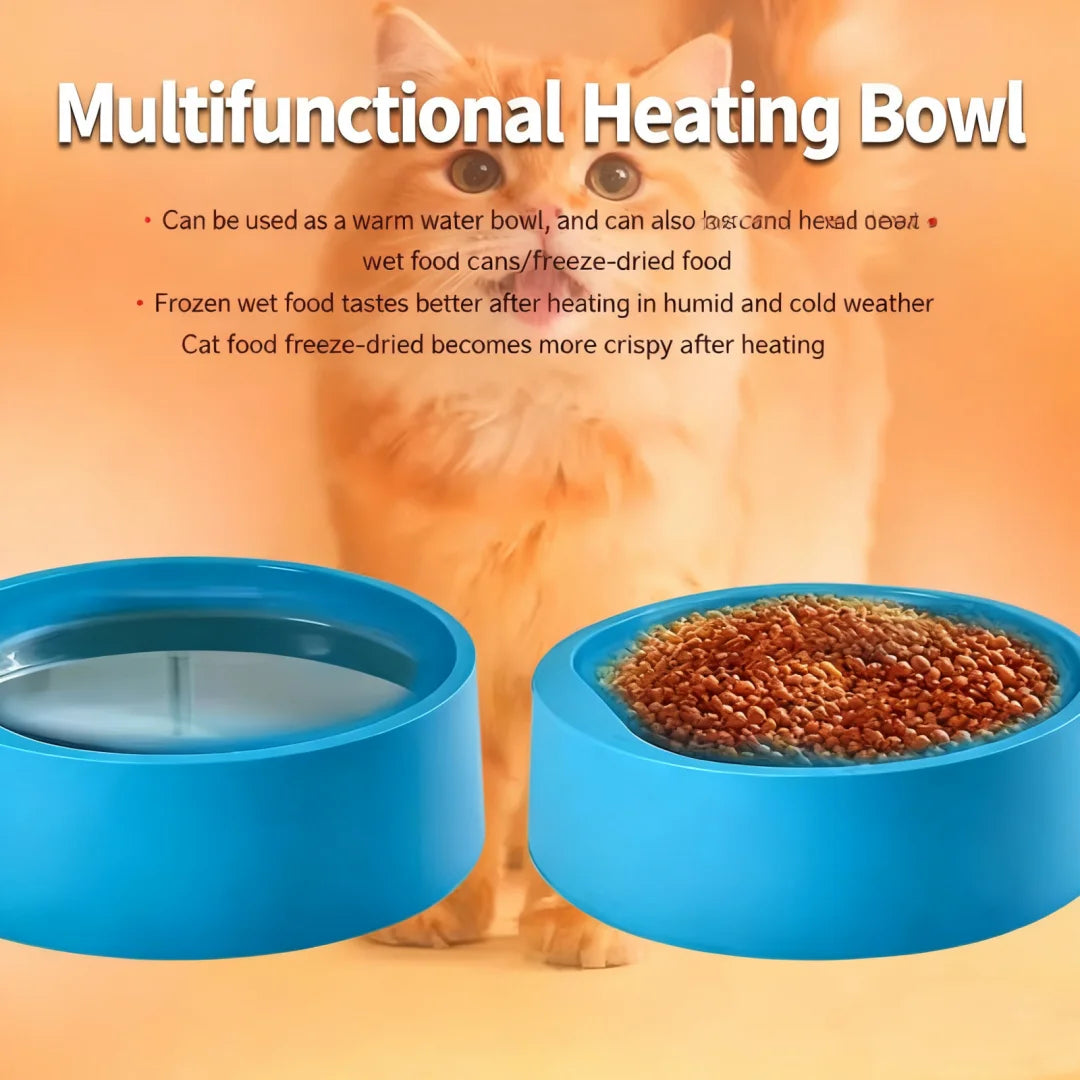 Pet Constant Temperature Heated Drinking Bowl Cat Dog Feeding in Winter Heated Drinking Dispenser Feeding and Watering Dispenser
