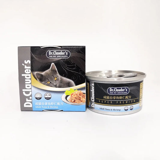 Dr.Clauder's German Cat Wet Food – Tuna Recipe Canned Cat Snack 80g - Pet Suppie
