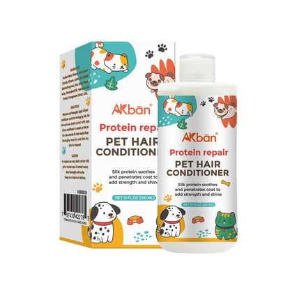 Pet Conditioner Cat Dog Shower Gel Shampoo Deep Cleaning Deodorizing Anti Itch Hair Soft Fluffy Lasting Fragrance Pet Supplies