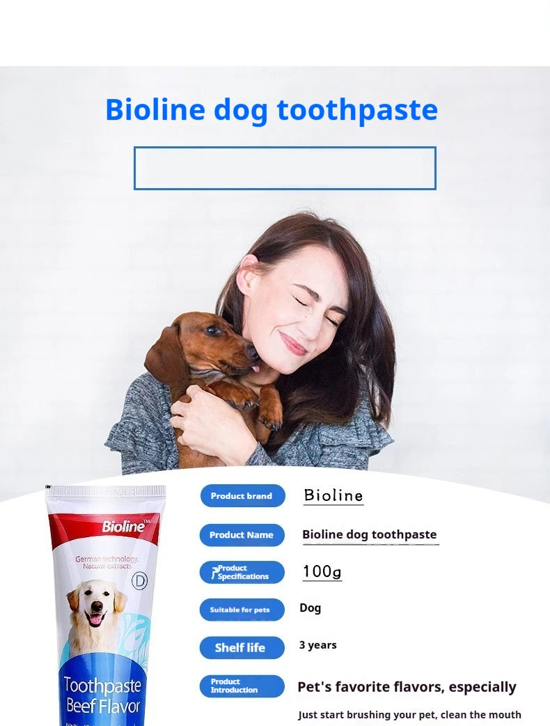 Pet Dog Toothpaste, Beef, Chicken Flavor, A Variety of Flavors, Pets Do Not Reject Oral Cleaning Care, Pet Toothpaste