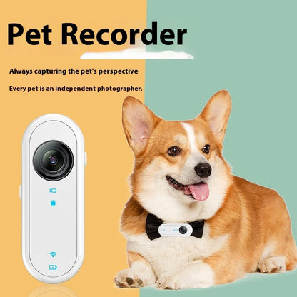 Waterproof Mini Body Camera for Dogs Cats, Outdoor Adventures Pet Camera Cam Smart Collar HD 1080P WiFi App with Video Recording