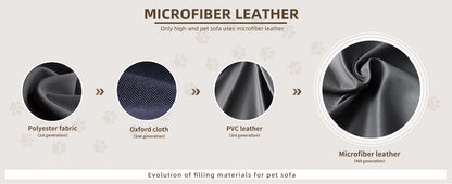 BINGOPAW Rectangle Pet Bed for Medium and Large Dogs, Durable Elevated Dog Sofa Bed, Comfortable Dog Couch, Modern Dog Sofa