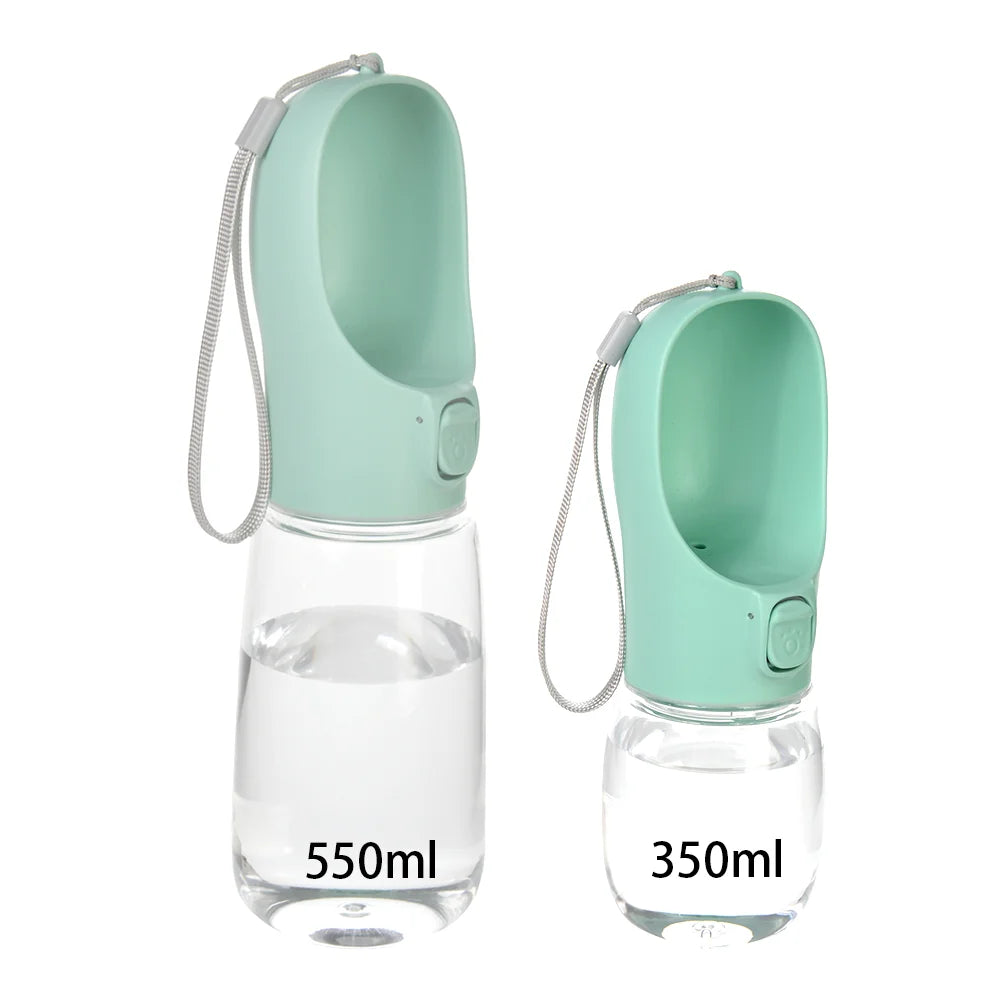 Portable Dog Water Bottle for Small Big Dogs Bowl Outdoor Walking Pet Travel Water Dispenser Feeder with Lanyard Puppy Supplies