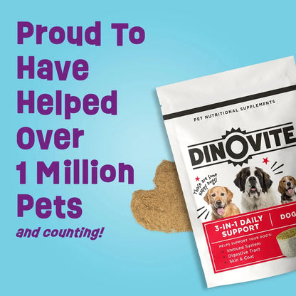Probiotic Supplement for Dogs, 3, Hot Spot Relief, Skin & Coat Supplement, 90 Day Supply for Large Dogs