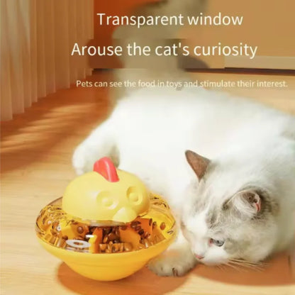 Chicken Design Pet Toy Tumbler Multifunctional Slow Feeder Chew Interactive IQ Train Anti Boredom for Dogs And Cats