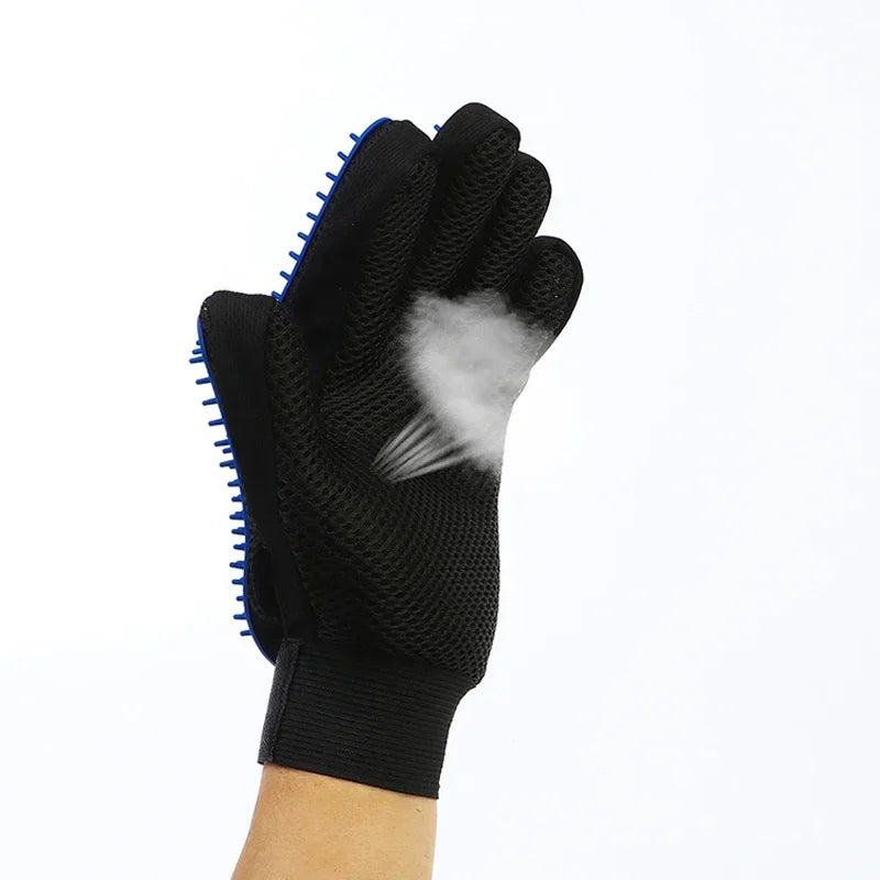New Silicone Cat Hair Remove Gloves Rubber Pet Beauty Cleaning Grooming Effective Massage Dog Combs Floating Brush Glove