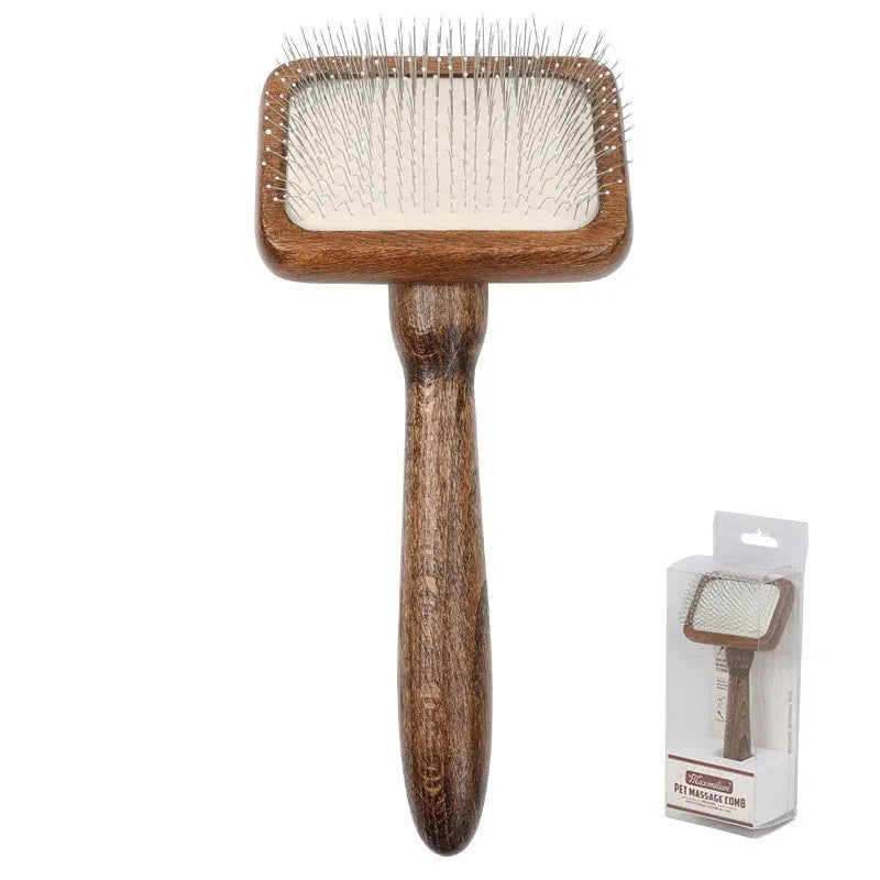 Pet Comb Solid Wood Antique Hair Removal Cat Comb Hair Removal Comb Dog Comb Pet Supplies