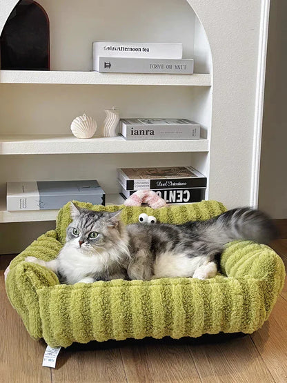 Puppy special sofa kennel winter warm pet Internet celebrity cat nest small dog dog sleeping mat cushion winter bed
