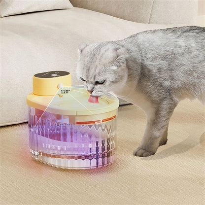 Cat Water Fountain Auto Recirculate Filter Large Capacity Filtring Cat Water Drinker Mute Cats Water Dispenser