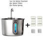 Stainless Steel Cat & Dog Water Fountain 2.2L Ultra Quiet USB Powered Automatic Pet Drinking Fountain Durable for Indoor Pets