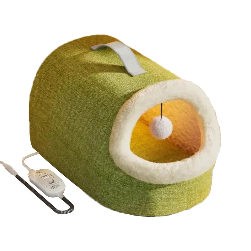 Heating Cat House, Cat Nest, Electric Blanket, Winter Warmth, Closed Temperature Control, Cat Safety Nest, Pet Sleeping Supplies