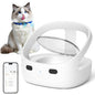 RFID Cat Feeder with Ice Pack Cooling, Selective Automatic Pet Feeder, App Feeding Records, Anti-Pinch Safety, 120-Day Battery