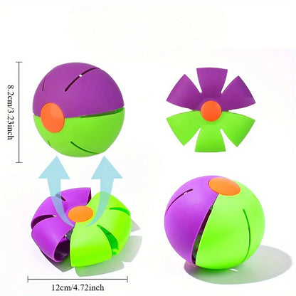 1pc Deformed UFO UFO Dog Toy - Durable Plastic Interactive Pet Playmate, Suitable for Training and Behavior