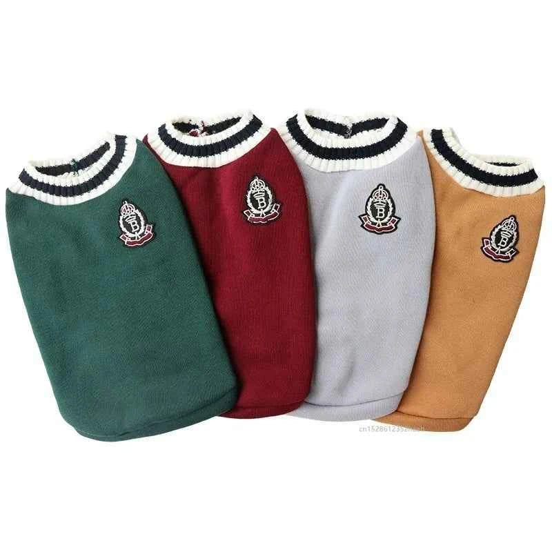 Cat Dog Sweater Pullover Winter Pet Clothes for Small Dogs Cat Vest Puppy Jacket Pet Clothing Kitty Costume Warm Coat