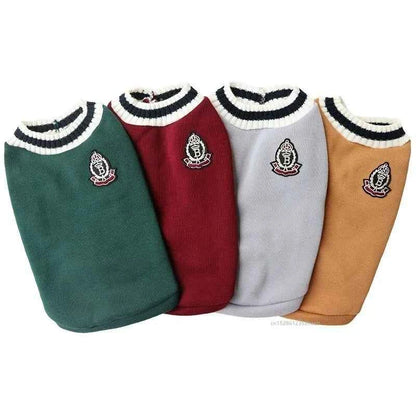 Cat Dog Sweater Pullover Winter Pet Clothes for Small Dogs Cat Vest Puppy Jacket Pet Clothing Kitty Costume Warm Coat