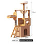 Cat Climbing Frame Cat Tree Integrated Large Wooden Cat Frame House Grab Post Space Cabin Cat Frame Cat Climbing Tree Cat Toys