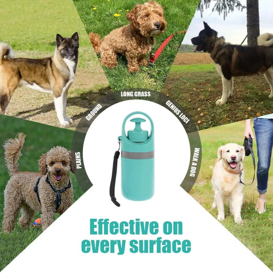 Portable Dog Pooper Scooper – No-Touch Pet Waste Picker with Built-in Garbage Bag - Pet Suppie