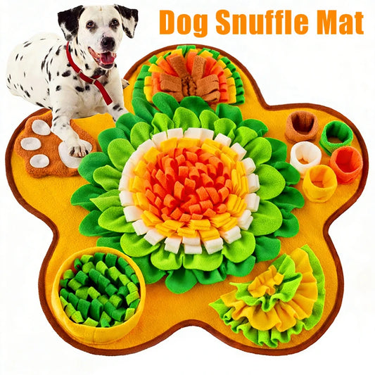 Dog Snuffle Mat, Interactive Slow Feeder, Foraging Game, Anxiety Relief Toy for Dogs, Indoor Outdoor Dog Enrichment