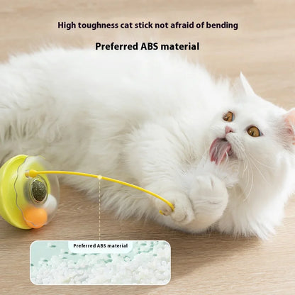 Premium Tumbler Cat Toy, Detachable Teaser Wand, Feather Bell, Catnip Ball, Pet Supplies, Plush Feather Toy