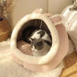All-Season Semi-Closed Enclosure for Cute Cat Beds, Dog Beds, Winter Warmth Dog Beds, Pet Beds