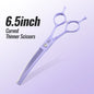 Fenice Dog Beauty Scissors Colorful 6.5/7/7.5 inch JP440C Professional Dog Grooming Scissors Curved Thinner Chunker Shears Tools