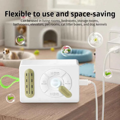 1PC, Pet cat air purifier, built-in sensor, automatic stop and run, USB power supply, purified air, clean air, fresh air, purifi