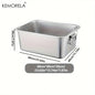 Large Litter Tray With Handles Durable Stainless Steel Litter Box Spacious Low Entry Design For Easy Access To Pet Accessories