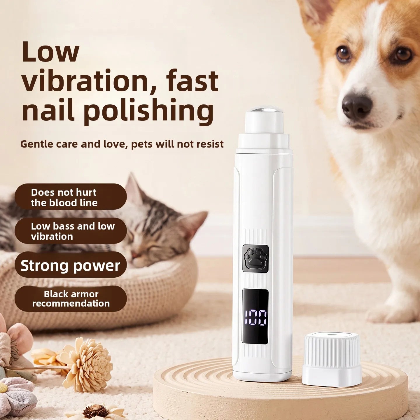 Pet Nail Grinder Electric Manicure Clipper Nail Clipper Cat and Dog Grooming Cleaning Nail Clippers Pet Nail Clippers